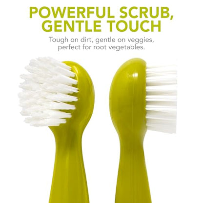 Joie Potato Scrub Brush, Ergonomic Easy Grip Handle, Cleans Fruits and Vegeables of All Types
