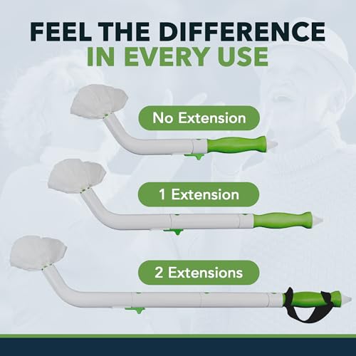 FreedomWand Toilet Tool Extension - 4" Toilet Assist Devices for Wiping Extension Piece - Lightweight and Easy to Use Bathroom Essentials, Adjustable Attachment for Personal Hygiene and Movement - size: 4" Extension