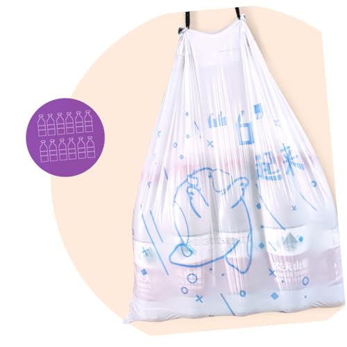 Healeved 69-count High Tenacity Drawstring Garbage Bags Thickened Portable Trash Bags for Kitchen and Home Use Fits Trash Cans to 37cm Diameter