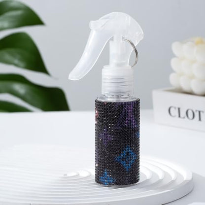 60ml Empty Spray Bottles, Continuous Spray Bottle for Hair, Spray Water Bottle Fine Mist Refillable, Skin Care, Showering Pets, Plants, Travel, Ironing and Cleaning -LV - color: LV