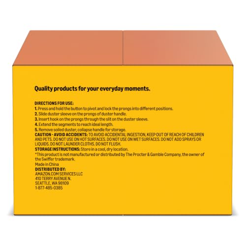 Amazon Basics 360° Heavy Duty Duster Refills, Picks up and Traps 2X More Allergens, 11 Count, Pack of 1 - style: Duster Refill