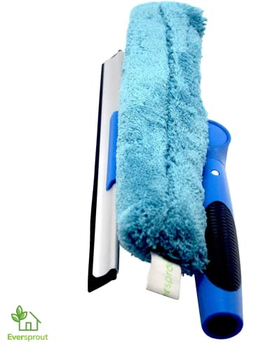 EVERSPROUT Swivel Squeegee & Microfiber Glass Window Scrubber, Light-Weight Window Cleaning Kit Without Extension Pole - size: Attachment Only - No Pole