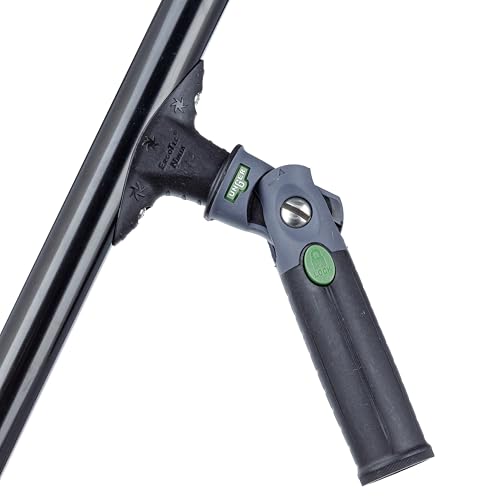 Unger Commercial 22" Swivel T-Bar Window Washer Handle – Lightweight Aluminum with 7-Position Adjustable Head for Hard-to-Reach Areas NI550