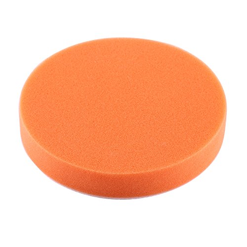 10 pcs 6 inch Sponge Polishing Waxing Buff Pads Set Kit for Car Polisher Buffer Orange (6'' 10PCS)