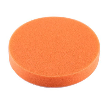 10 pcs 6 inch Sponge Polishing Waxing Buff Pads Set Kit for Car Polisher Buffer Orange (6'' 10PCS)