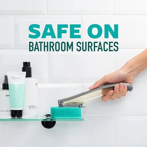 Scotch-Brite Scrub Tub & Shower Wand, Ideal for Bathroom Buildup, Glass Door, Shower and Bath Cleaner, Soap Scum Remover, 1 Wand