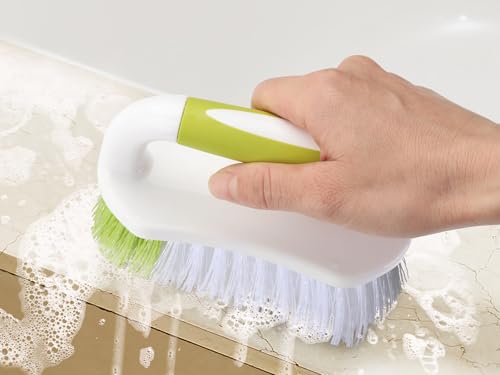 Scrub Brush for Cleaning, Heavy Duty Shower Scrubber with Stiff Bristles for Tub, Sink, Floor, Tile, and Carpet Scrubbing, 20 Pack - color: Yellow-green 20pcs