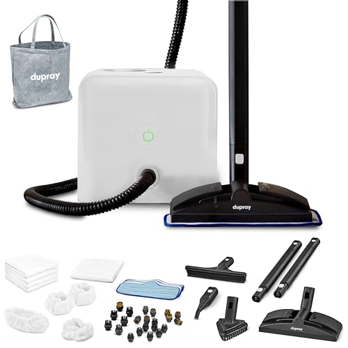 Dupray Neat Steam Cleaner, Multipurpose Steamer for Floors, Grout & Upholstery, Chemical-Free Cleaning, Long Run Time, 40-Piece Accessory Kit *Kills 99.9% of Bacteria & Viruses - size: 40-piece (Neat & Professional Cleaning Kit)