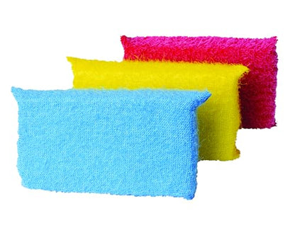 Casabella, Sponge Scrubby, 3 Count - size: Pack of 3