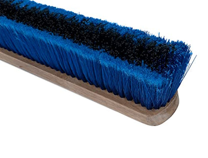 Harper 20201044 24 in. Indoor/Outdoor Dry All-Purpose Push Broom with Dual Bristles, for Dust, Gravel, Debris - style: All-Purpose Multi-Surface Push Broom