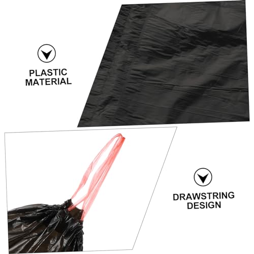 75Pcs Drawstring Trash Bags Heavy Duty Garbage Bags for Home Use Leakproof Extra Strong for Kitchen Bathroom Living Bedroom Cleanup