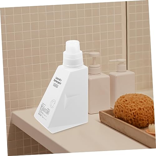 Refillable Laundry Bottle Softener Dispenser with Sealed Design for Liquid Soap Shampoo and Shower Gel Compact and Portable Storage