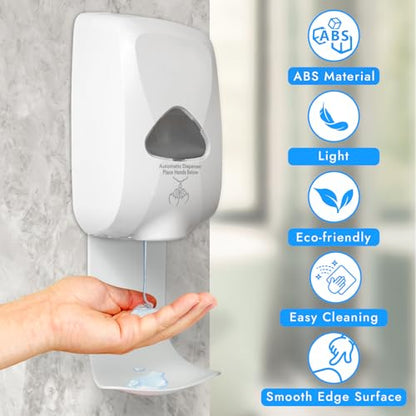 Dispenser Drip Tray Wall Mount Soap Dispenser Bracket,Laundry Detergent Drip Catcher Prevent Dripping and Spraying(White) - color: White