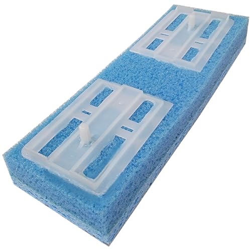 HOMEMAID® Cellulose Butterfly Sponge Mop Handle with 4 Sponge Heads (Made in USA) – Self-Wringing Absorbent Cellulose Butterfly Sponge Mop for Hardwood, Tile & Kitchen Floor Cleaning