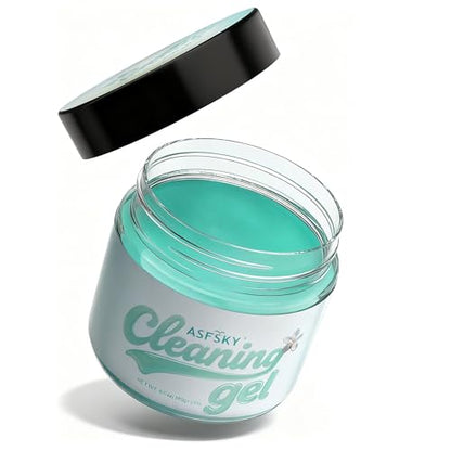 ASFSKY Car Cleaning Gel (Green,Magnolia) Cleaning Putty Universal Dust Cleaning Car Interior Cleaner Keyboard Dust Remover Car Slime Gifts for Women Girl Men（1 Pack） - color: Light green
