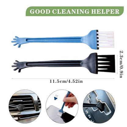 18Pcs Crevice Gap Cleaning Brush,Door Window Track Groove Corner Crevice Cleaning Brushes for Cleaning Window Grooves, Bathroom, Toilet Corner, Kitchen, Faucet, Sink - size: 18Pieces