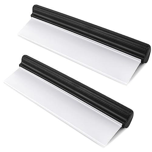 2pack 12.2 Inch Car Drying Squeegee Water Blade Professional Automotive Wiper Car Squeegee Water Blade Squeegee Silicone Auto Car Dryer, Shower With Super Flexible Squeegee Water Blades for Cars