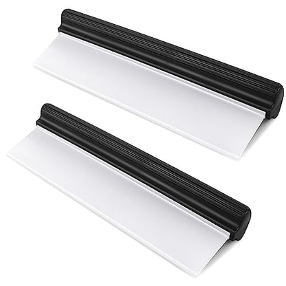 2pack 12.2 Inch Car Drying Squeegee Water Blade Professional Automotive Wiper Car Squeegee Water Blade Squeegee Silicone Auto Car Dryer, Shower With Super Flexible Squeegee Water Blades for Cars