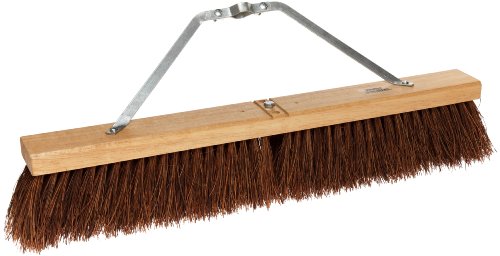Weiler 44584 24" Block Size, Hardwood Block, Palmyra Fill, Contractor Coarse Sweeping Broom, Made in the USA - style: Palmyra