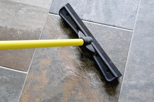 FURemover Pet Hair Removal Rubber Broom, 58" Telescopic Handle - size: 58" Telescopic Handle