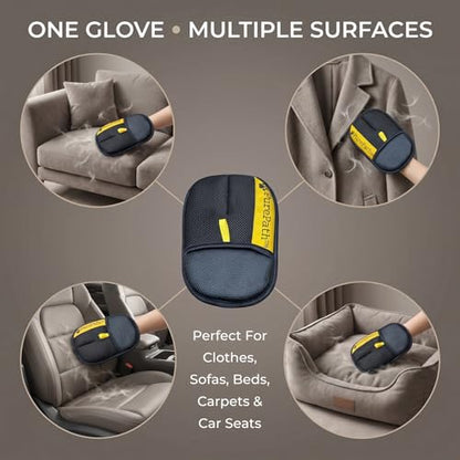 Hair Remover Glove, Electrostatic Pet Hair Remover Glove for Dogs and Cats, Cat Hair Removal Brush, Pet Grooming Supplies for Clothing, Couch, Carpet, Car Seat, Bed, Laundry (5Pc) - color: 5Pc