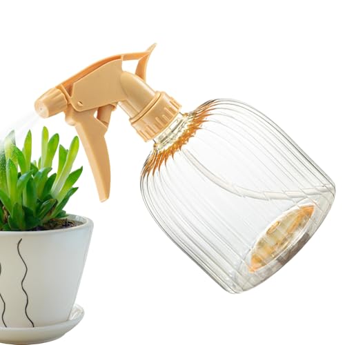 Adjustable Spray Bottles, Garden Watering Can, Reusable Plant Sprayer, Heavy Duty Household Cleaning Tool for Indoor Outdoor Plant Care Gardening Lawn Home Use 6.97x4.53x3.54 Inches - color: Yellow