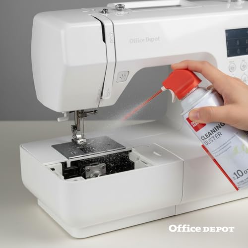 Office Depot Cleaning Duster, 10 Oz Compressed Canned Air for Electronics, Keyboard Cleaner for Computer, Laptop, PC, Printer, Office Equipment, Moisture-Free, Pack of 6 - size: 6