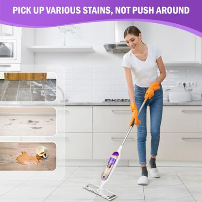 15 Pack Disposable Moping Pads Refills for Power Mop™ Multi-Surface Mop and PowerMop™ Wood Mop, Replacement Mop Pads for Floor Cleaning - size: Multi-15