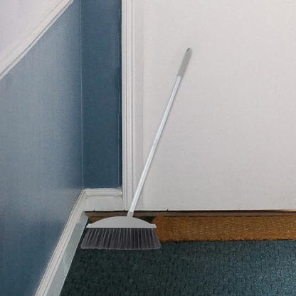 COLLBATH Long Handle Floor Cleaning Broom Heavy Duty Handheld Broom for Pet Hair Soft Bristles