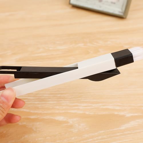 3 Sets Window Groove Mini Cleaning Brush Door Floor Slot Gap Keyboard Brushes Household Cleaning Tools Black - color: Black