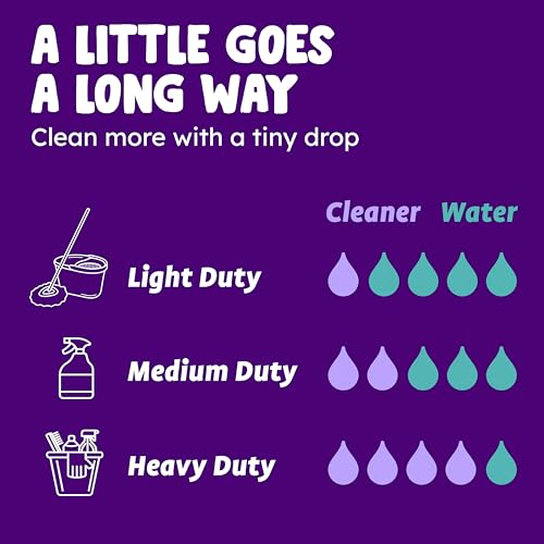 Originally Yellow Lavender Vinegar For Cleaning Purpose | USA Made All Purpose Cleaner | Use as a Floor, Glass, Kitchen, & Bathroom Cleaner | Plant Derived Vinegar half Gallon| 64 Oz - size: 64 Fl Oz (Pack of 1)