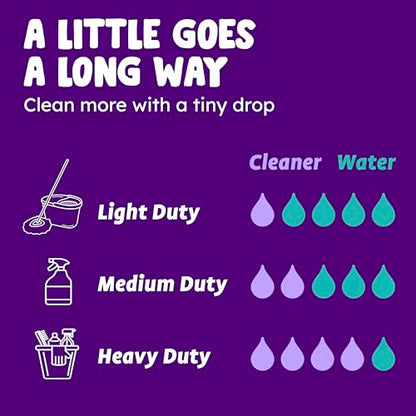 Originally Yellow Lavender Vinegar For Cleaning Purpose | USA Made All Purpose Cleaner | Use as a Floor, Glass, Kitchen, & Bathroom Cleaner | Plant Derived Vinegar half Gallon| 64 Oz - size: 64 Fl Oz (Pack of 1)
