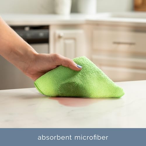 S&T INC. 100 Pack Microfiber Cleaning Cloth, Bulk Towels for Home, Reusable Microfiber Towels for Cars, Cleaning Rags, Assorted, 11.5 Inches x 11.5 Inches, 100 Count - size: 100 Pack