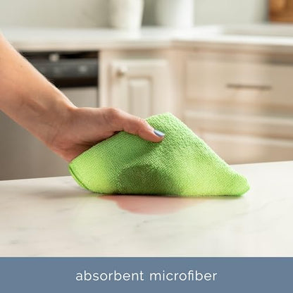 S&T INC. 100 Pack Microfiber Cleaning Cloth, Bulk Towels for Home, Reusable Microfiber Towels for Cars, Cleaning Rags, Assorted, 11.5 Inches x 11.5 Inches, 100 Count - size: 100 Pack