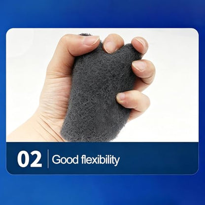 Heavy Duty Kitchen Scrub Pads Scraper Brush Set - Strong Stain Removal Dishwashing Sponge Cleaner, Multipurpose Cleaning Pad | Kitchen Pan Pot Oven Sink Stove Skillet Grease Dirt Scrub Househo