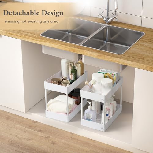 danpinera Storage Cart on Wheels, 3 Tier Slim Laundry with Wheels Bathroom Organizer with Hanging Cups Hooks Dividers Handle Mobile Rolling Art Cart for Bathroom Kitchen Narrow Places, White - style: 3 Tier White