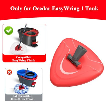 Spin Mop Base Compatible with O-Cedar Easywring 1 Tank,Spin Mop Replacement Head Cover for Ocedar Mop Attachment Parts, Easy to Replace
