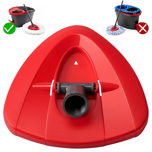 Spin Mop Replacement Base Compatible with O-Ceda EasyWring Mop Replace Head | Plastic Mop Base Part, Rotating Mop Head Cover, Triangle Easy Cleaning Base for Spin Mop Accessories
