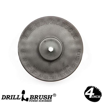 Outdoor Cleaning Tools - Patio Scrub Brush - Outdoor Deck Scrubber Brush - Bird Bath Cleaning Tool - Fountain Cleaning Brush - Garden Statues Cleaning Tools - Concrete Stain Cleaner - House Siding - color: Red
