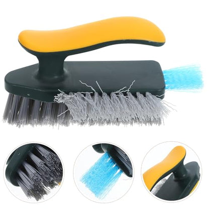 DOITOOL Groove Gap Cleaning Brush for Household Small Spaces Long Handle Floor Scrubber and Toilet Scrub Brush for Bathroom and Kitchen Sink Cleaning