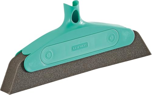 Leifheit Classic Foam Broom for Click System Handles, width 34 cm, Useful for Allergy Suffers as Dust is not Whirled Up, No Dust Cloud