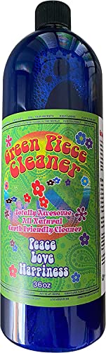 Green Piece® Cleaner - (Made in USA) The All Natural Earth Friendly Cleaner - Liquid Solution 36 Oz - style: 2. 36.00 Fl Oz (Pack of 1)