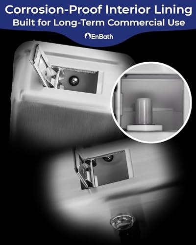 Commercial Soap Dispenser Wall Mount - 37oz (2-Pack), Heavy Duty, Stainless Steel Manual Soap Dispenser for Bathrooms with Corrosion Proof Lining and Anti-Leak, Patent-Pending Pump Design - size: 2-Pack