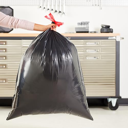 Amazon Basics Trash Bags, 30 Gallon, 50 Count | Drawstring | Multipurpose | Pack of 2 - size: 50 Count (Pack of 2)