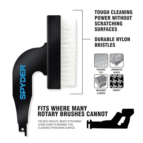 Spyder Products 400004 Nylon Brush Attachment - style: Nylon Blister Pack