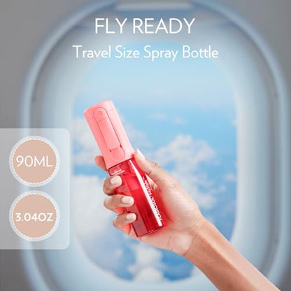 FLAIROSOL MyStyle, Spray Bottle for Hair - Small Travel Spray Bottle, Ultra Fine Continuous Water Mist for Face, Hairstyling, Salon, Cleaning, Beauty, Toners, Hydration & Makeup, 3.04oz / 90ml, Pink - color: Pink, style: 1 Pack