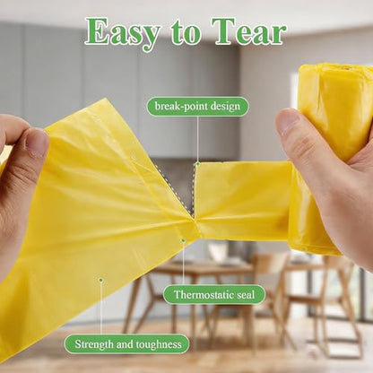 4 Gallon Trash Bag With-Handles - 4 Gal Colorful Small Bathroom Garbage Bags 200 Count 15 Liter Biodegradable Kitchen Car Office Little Wastebasket Liners Unscented - color: 4 gal Colorful 200