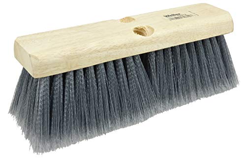 Weiler 70312 10" Bus Brush, Flagged Silver Grey Polystyrene Fill (Pack of 12) - size: 10", style: Polystyrene