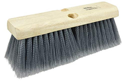 Weiler 70312 10" Bus Brush, Flagged Silver Grey Polystyrene Fill (Pack of 12) - size: 10", style: Polystyrene