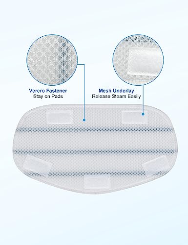 Steam Mop Pads Compatible with PurSteam ThermaPro 10-in-1 and ThermaPro 211 Steam Mop Cleaner Microfiber Pur steam Mop Replacement Pads Washable Reusable Steam Mop Pads for Steamer Floor Cleaning - color: 4 Pack-pursteam Thermapro Steamer Mop Pad